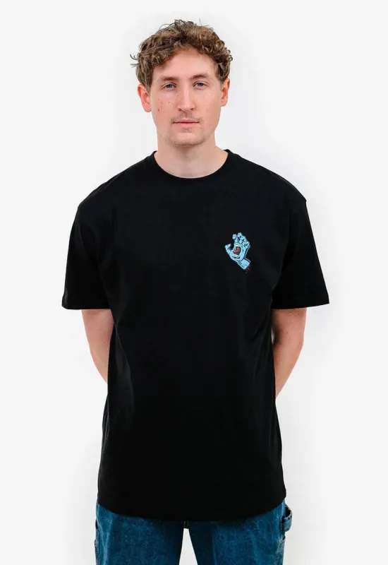 Screaming Hand Chest T-Shirt sold by Damaged Society