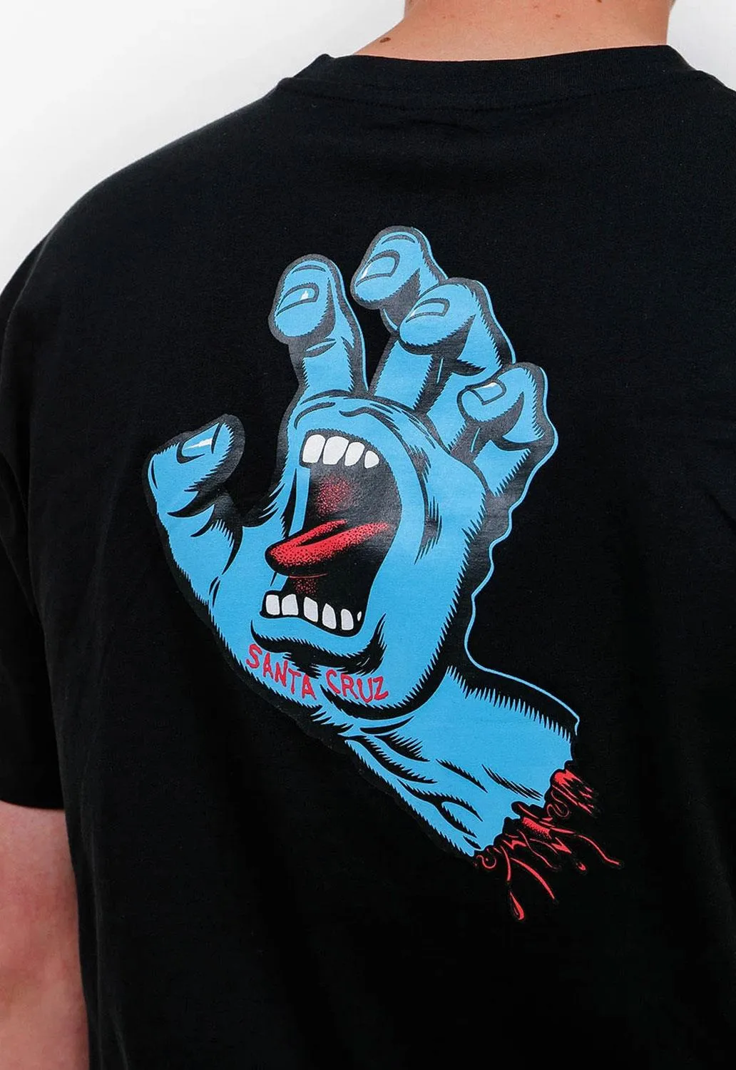 Screaming Hand Chest T-Shirt sold by Damaged Society product image thumbnail 4
