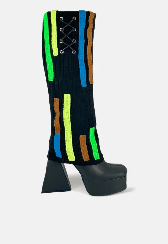 The Smash Heeled Long Boot made by Koi Footwear