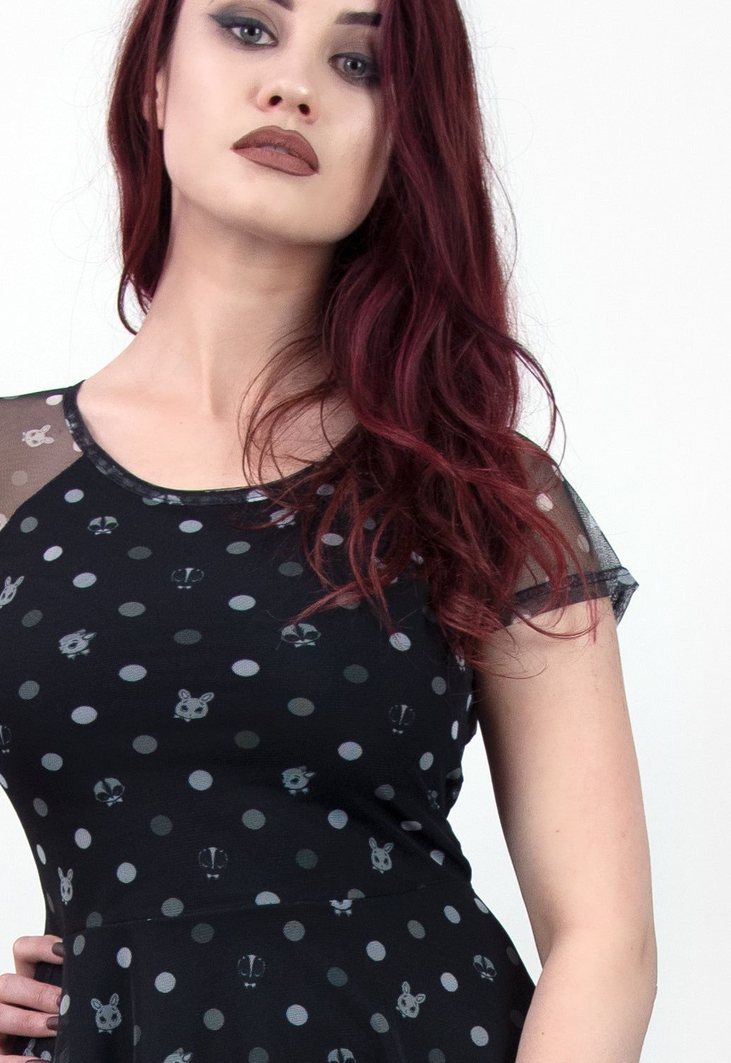 Odd One Out Skater Dress sold by Damaged Society product image thumbnail 4