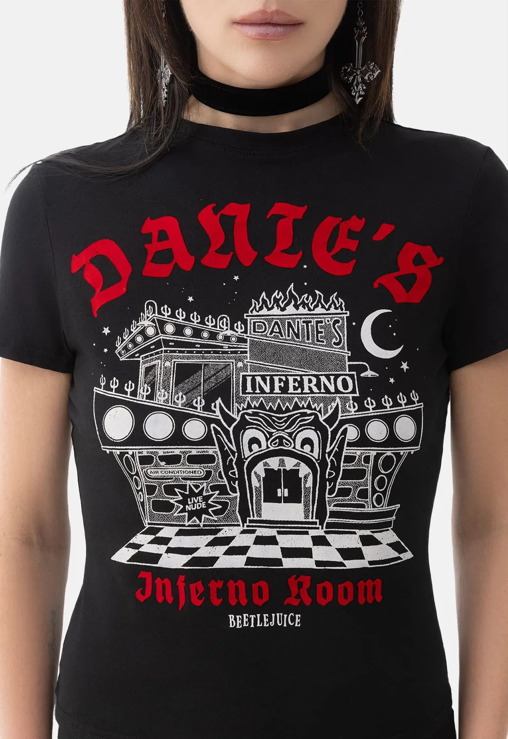 Dante's Inferno Fitted T-Shirt sold by Damaged Society product image thumbnail 4