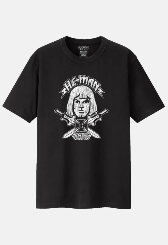 He-Man X-Swords T-Shirt sold by Damaged Society