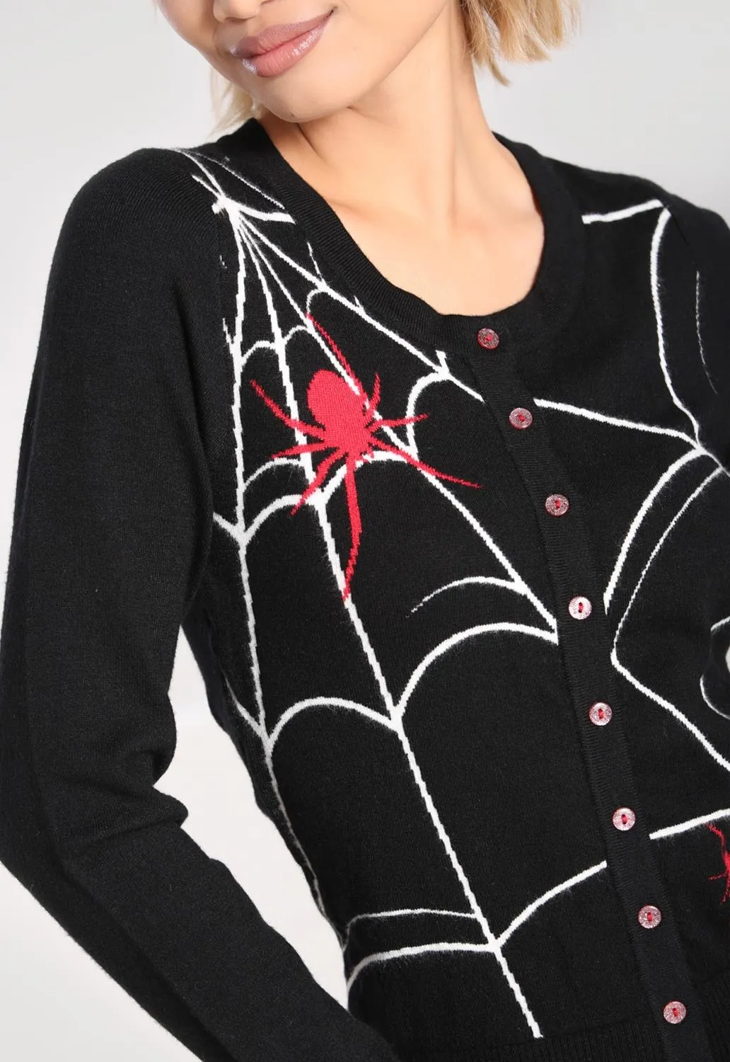 In A Web Cardigan sold by Damaged Society product image thumbnail 3