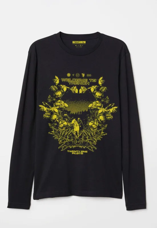 Trench Scene Long Sleeved Top sold by Damaged Society