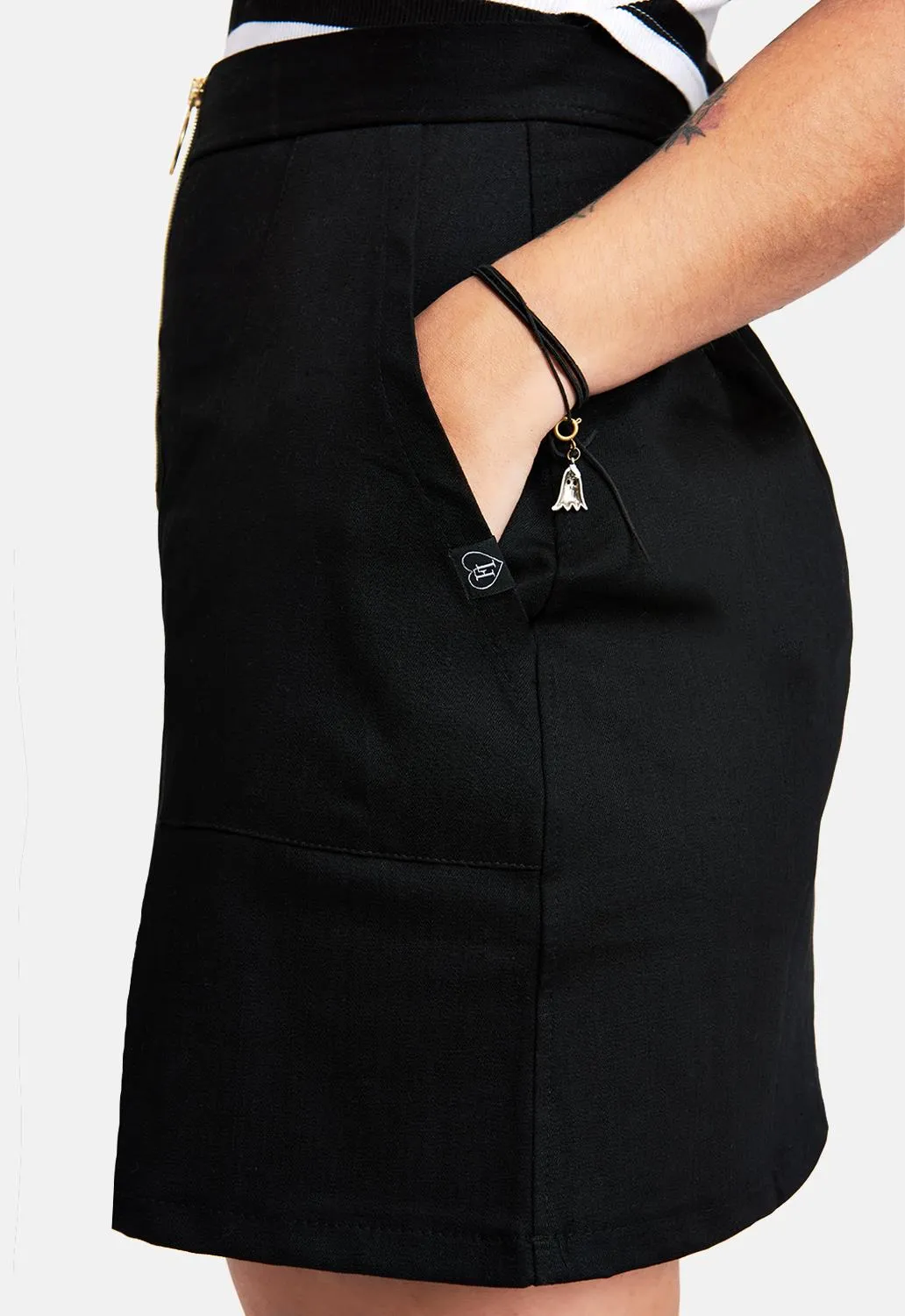 Stitched Up Mini Skirt sold by Damaged Society product image thumbnail 3