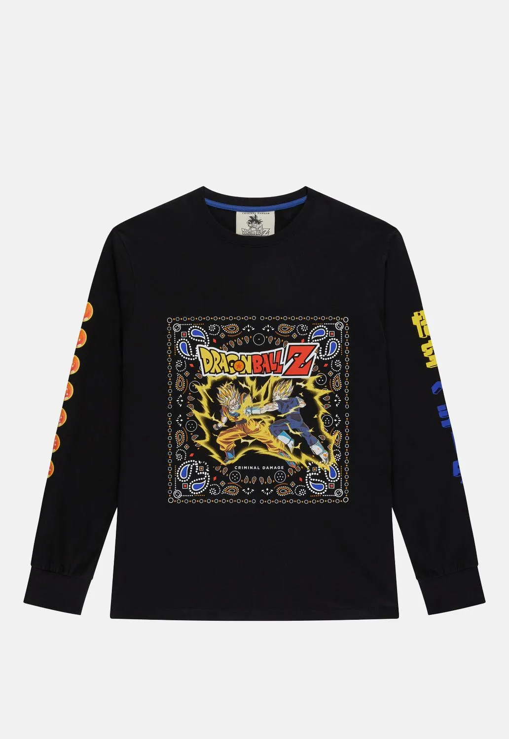 Goku Vs Vegetta Long Sleeved Top sold by Damaged Society