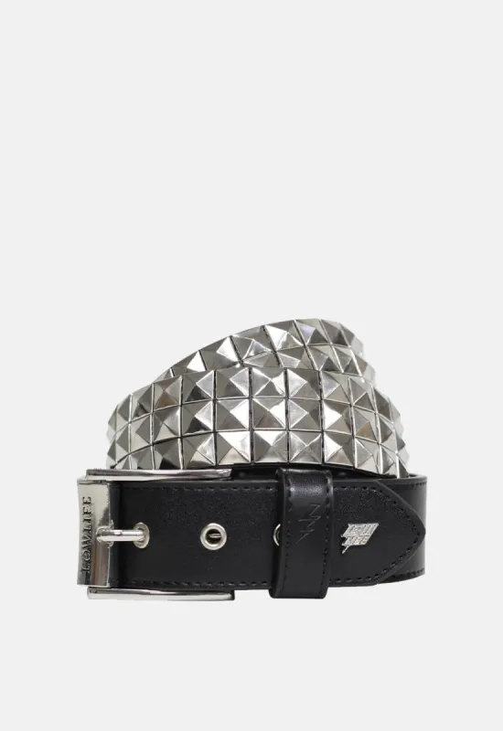 Triple S Studded Leather Belt sold by Damaged Society