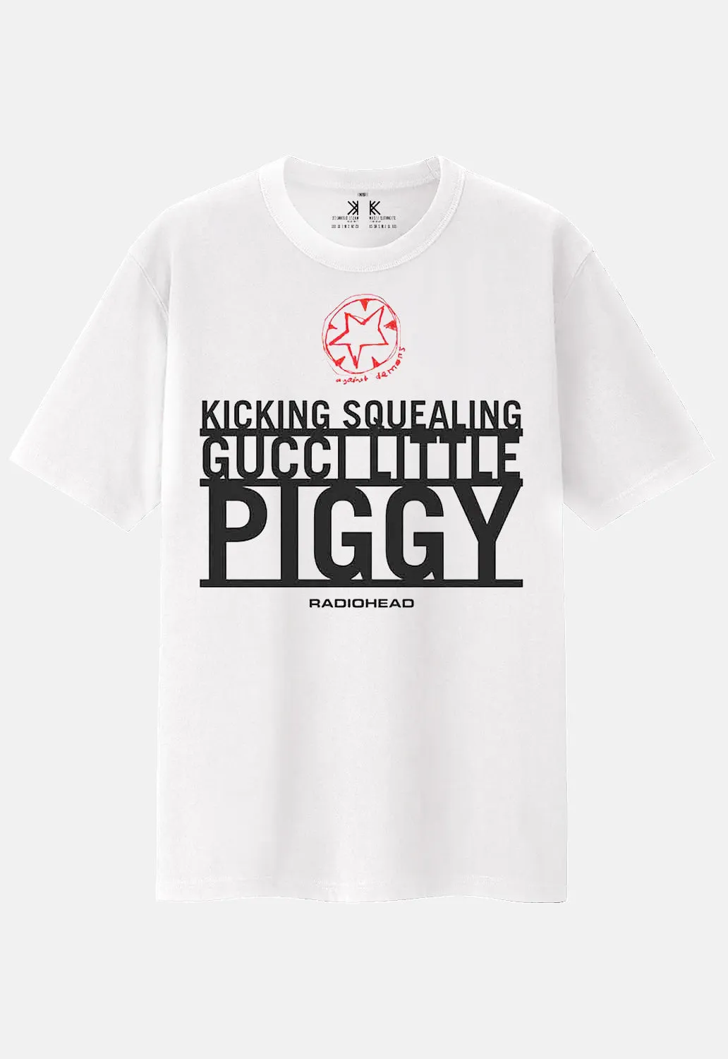 Gucci Piggy T-Shirt sold by Damaged Society