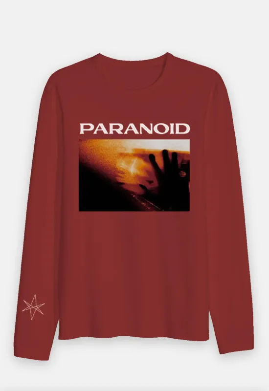 Paranoid Long Sleeved Top sold by Damaged Society