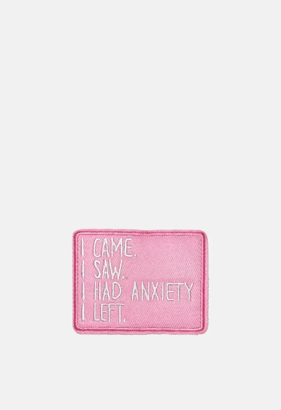 Anxiety Quote Patch sold by Damaged Society