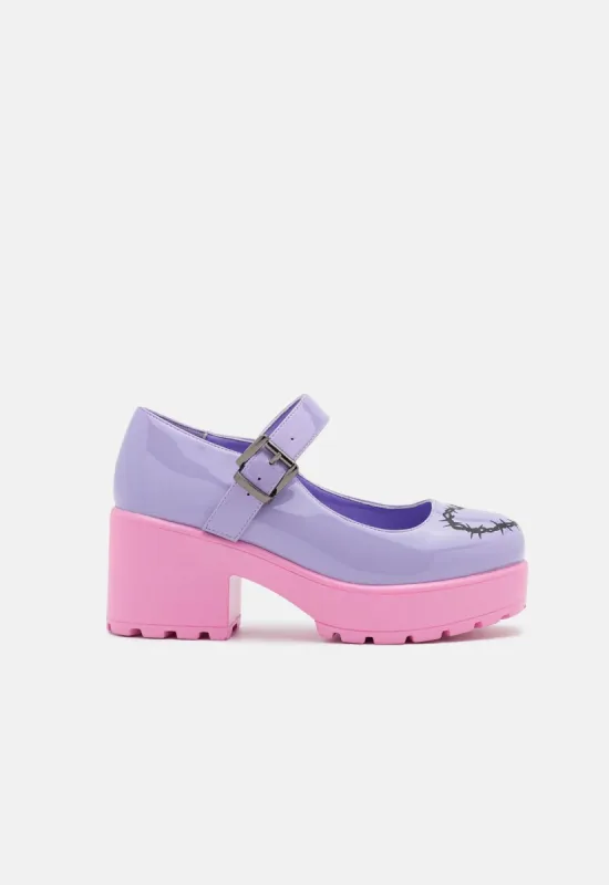 Yami Mary Janes 'Cloud Wire Edition' sold by Damaged Society