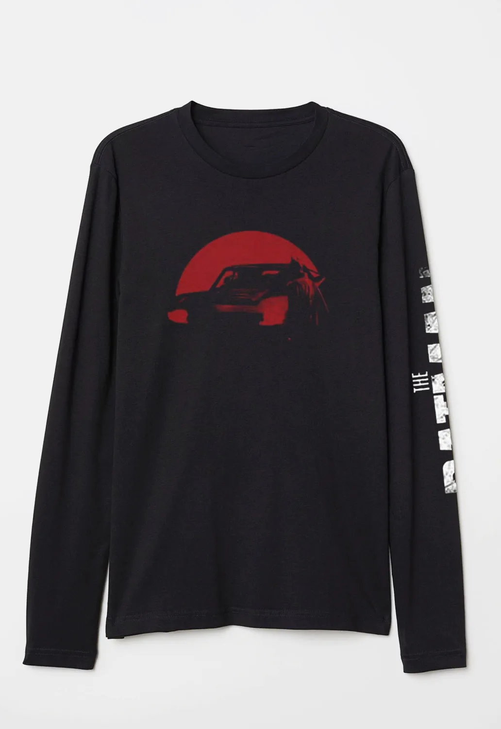 Red Car & Figure Long Sleeved Top sold by Damaged Society