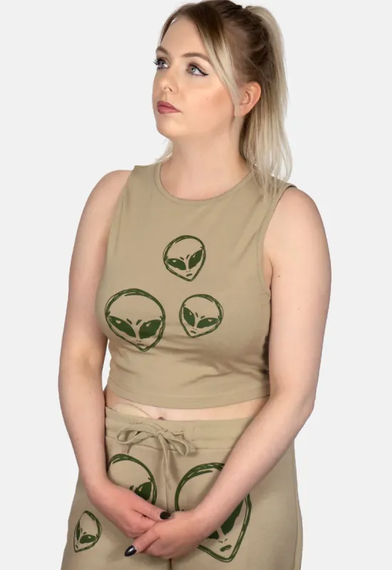 Alien Vest Top sold by Damaged Society