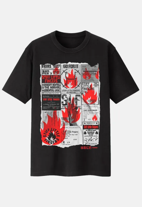 Flyer T-Shirt sold by Damaged Society