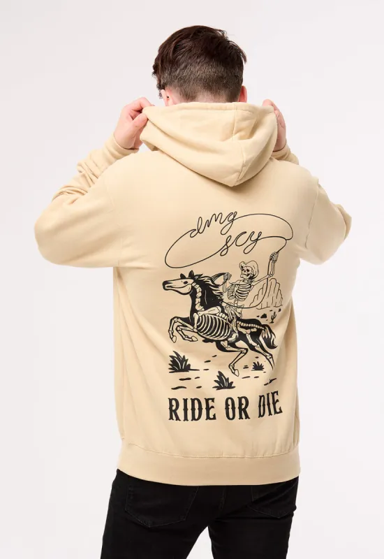 Ride Or Die Hoodie sold by Damaged Society