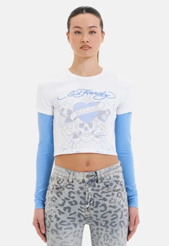 Kill Slowly Long Sleeved Top sold by Damaged Society
