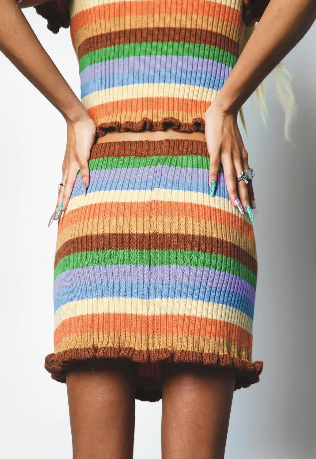 Sunrise Mini Skirt sold by Damaged Society product image thumbnail 2