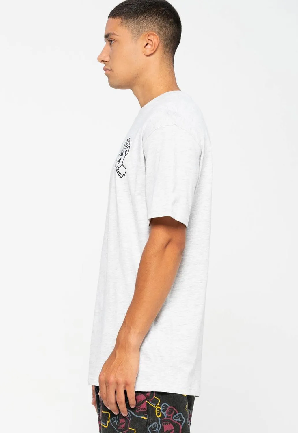 Screaming Hand Fusion T-Shirt sold by Damaged Society product image thumbnail 3