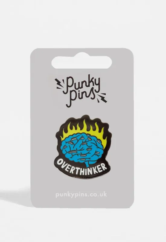 Overthinker Pin sold by Damaged Society