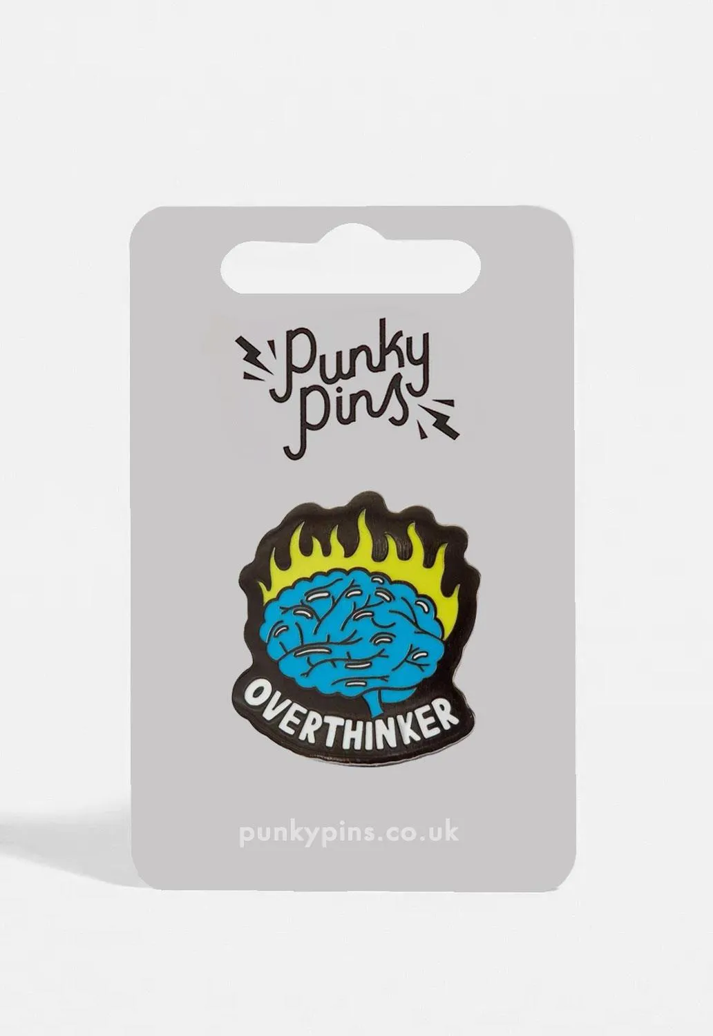 Overthinker Pin sold by Damaged Society