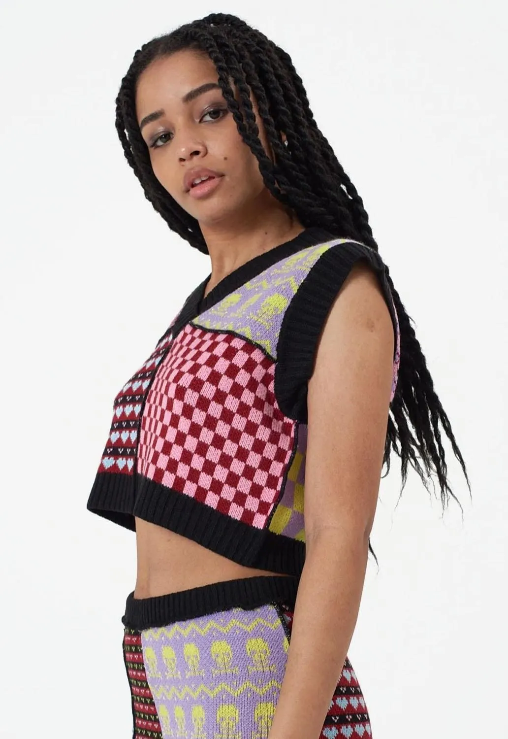 Snowflake Vest sold by Damaged Society product image thumbnail 3