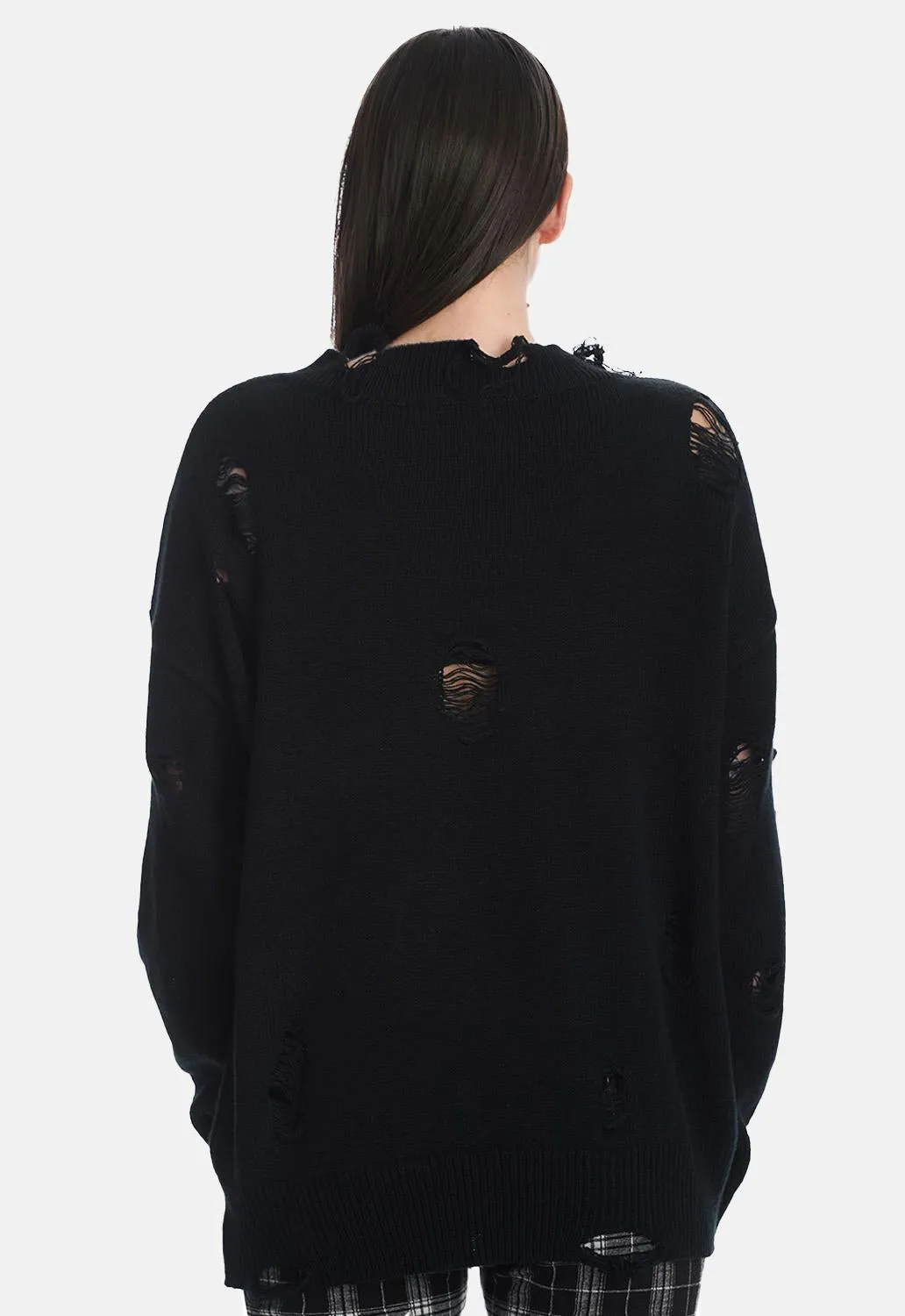 Griffin Distressed Jumper sold by Damaged Society product image thumbnail 3