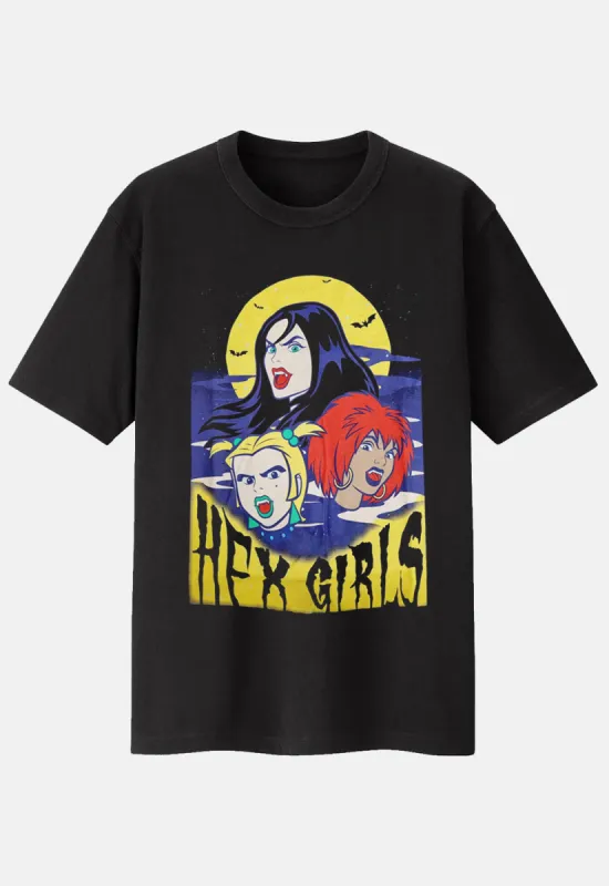 Hex Girls Floating Heads T-Shirt sold by Damaged Society