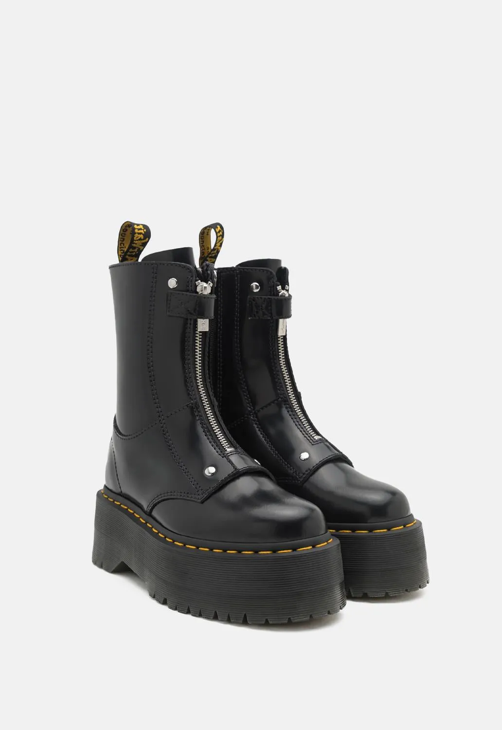 Jetta Hi Max Leather Platform Boots sold by Damaged Society product image thumbnail 2