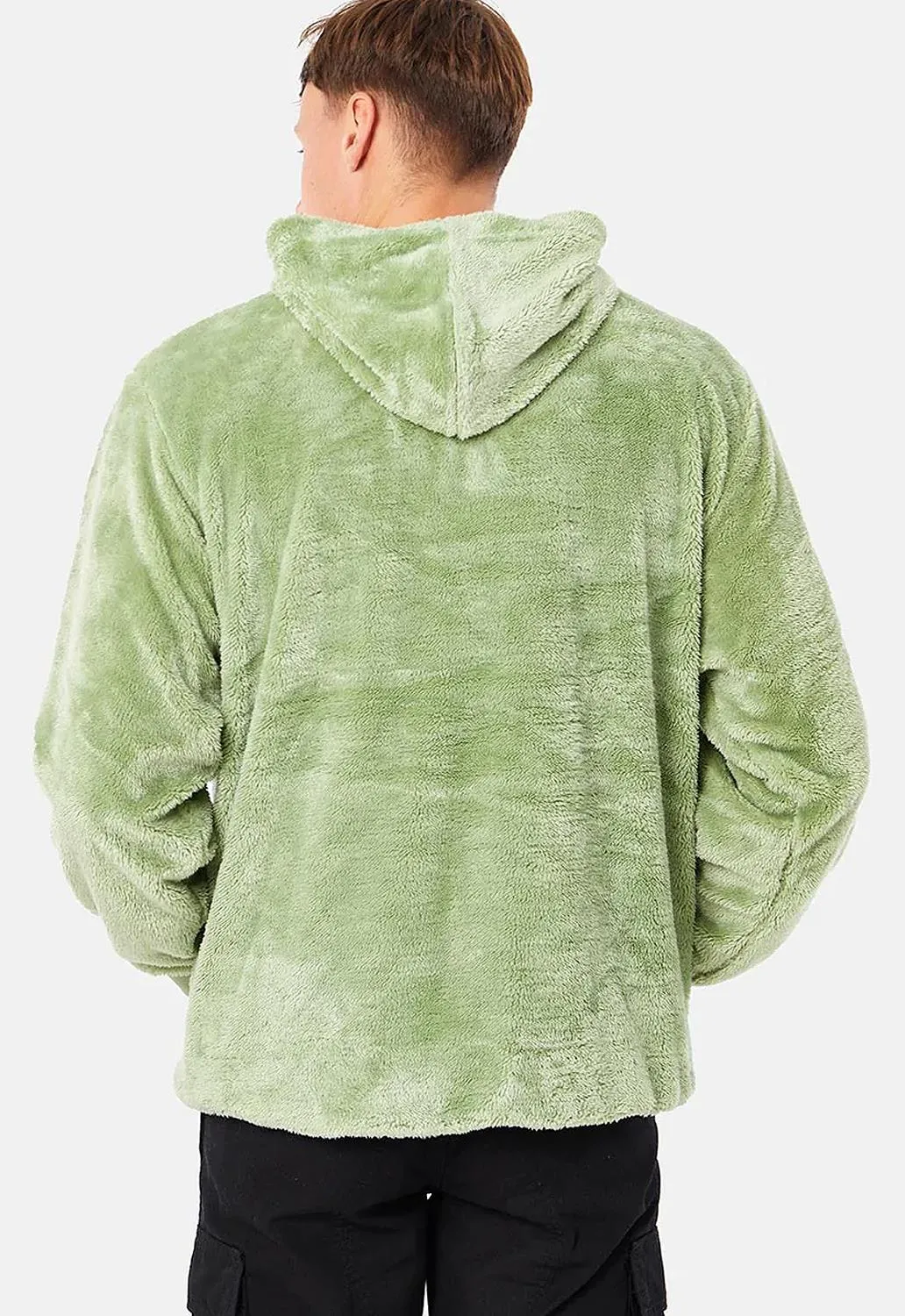 Waves Sherpa Pullover Hoodie sold by Damaged Society product image thumbnail 2