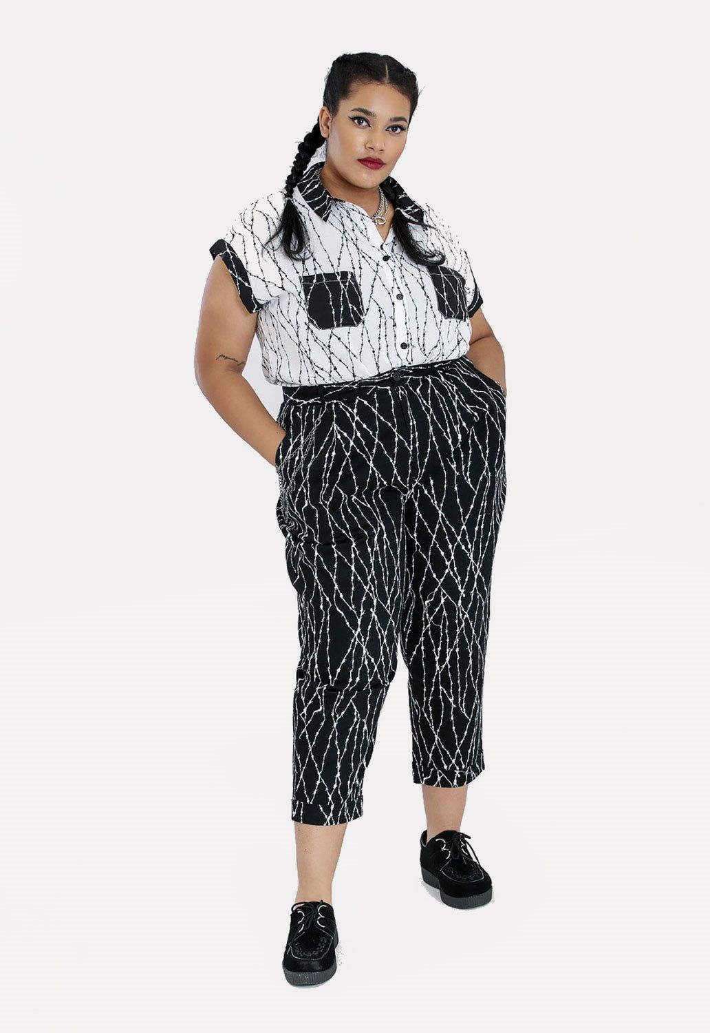 Barbed Wire Trousers sold by Damaged Society product image thumbnail 3