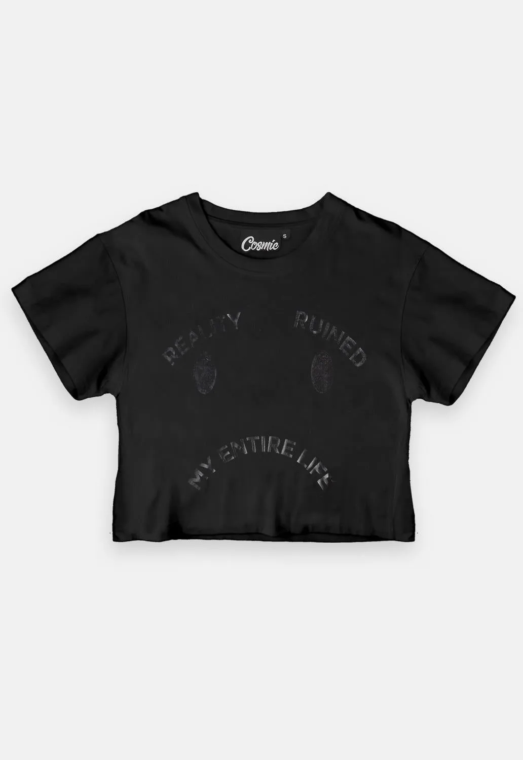 Reality Crop T-Shirt sold by Damaged Society