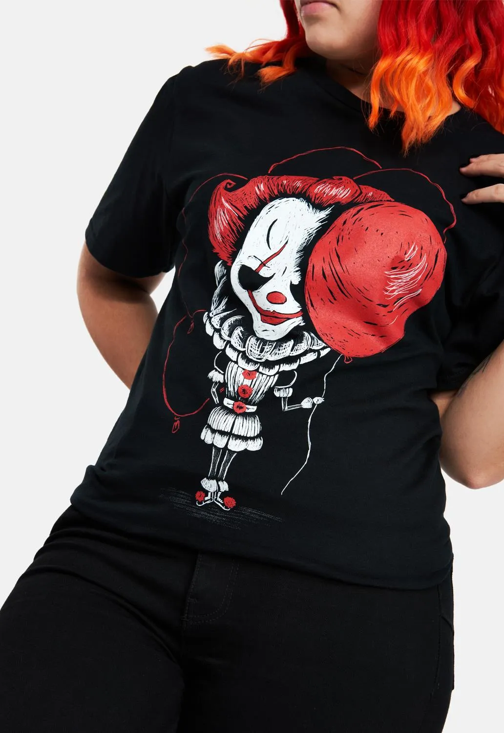 The Clown T-Shirt sold by Damaged Society product image thumbnail 3