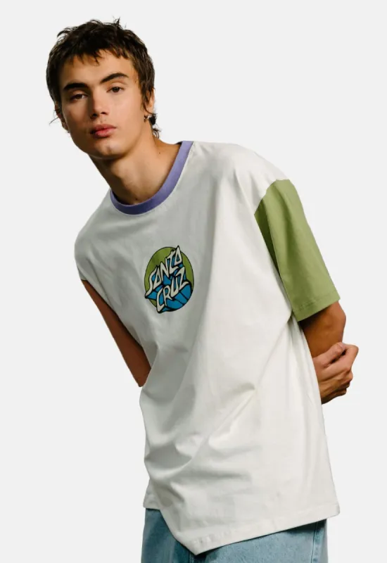 Crinkle Delta Dot Front T-Shirt sold by Damaged Society