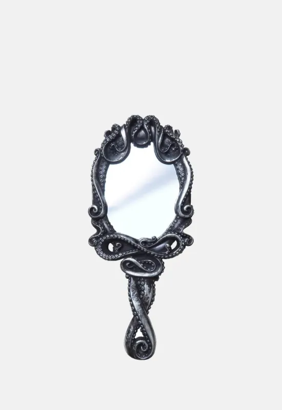 Kraken Hand Mirror sold by Damaged Society