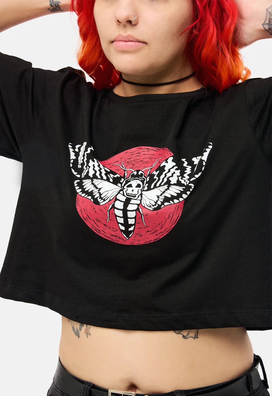 Silence Crop Top sold by Damaged Society product image thumbnail 3