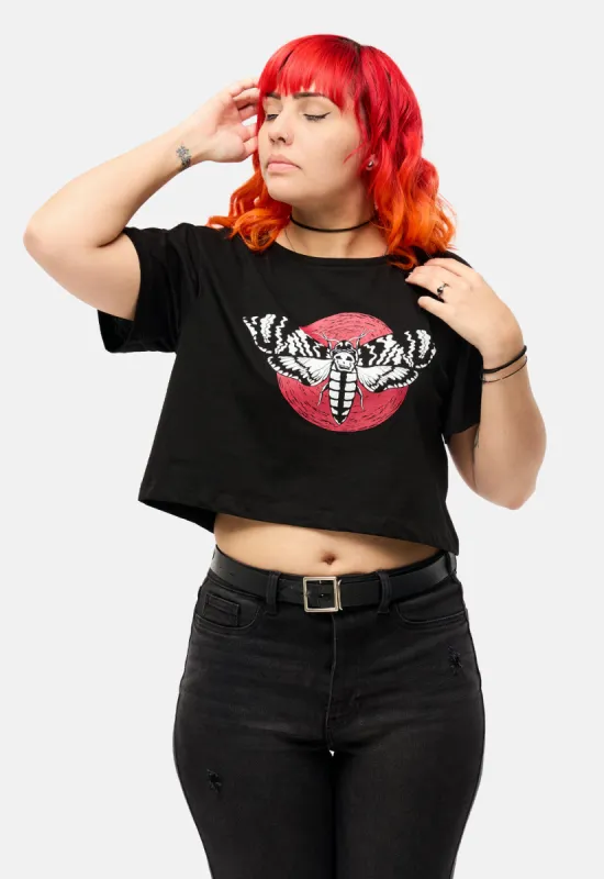 Silence Crop Top sold by Damaged Society