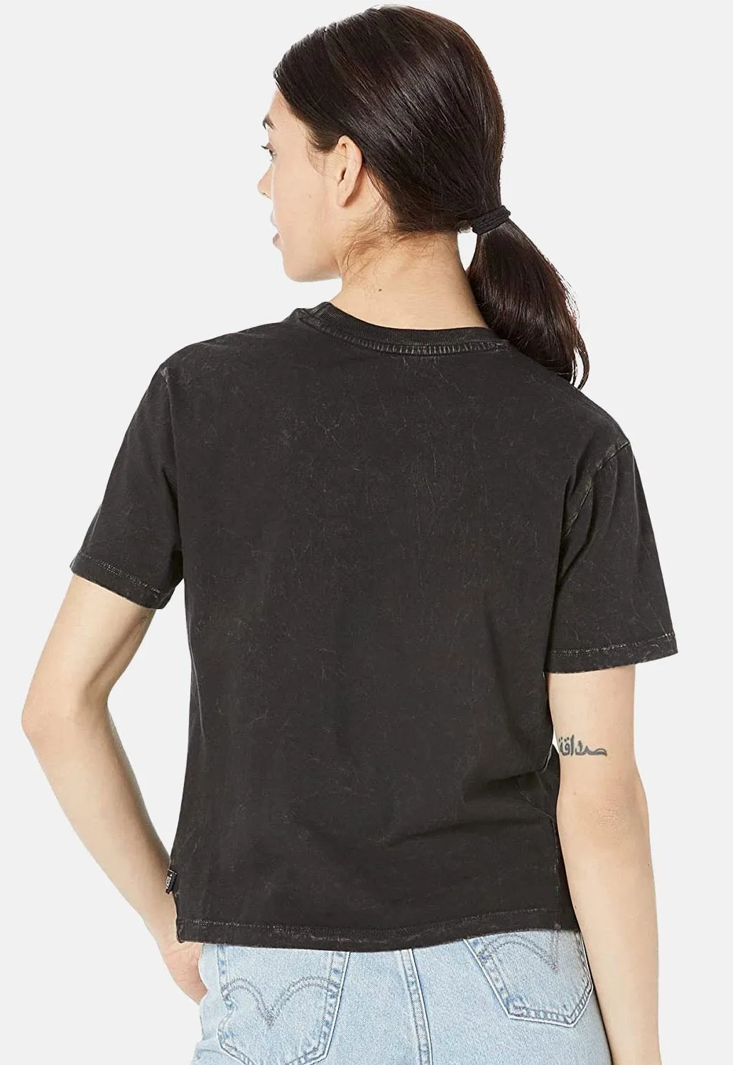 Junior V Wash Knot T-Shirt sold by Damaged Society product image thumbnail 2