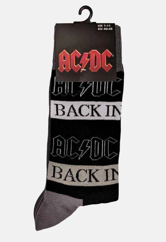 Back In Black Socks sold by Damaged Society