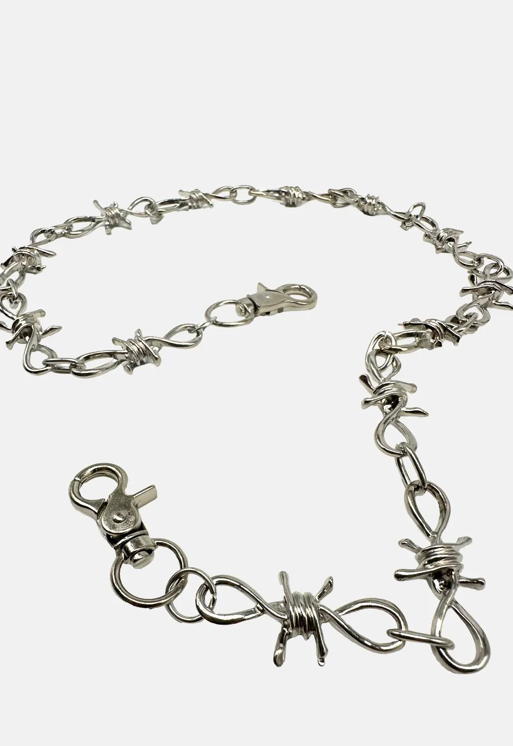 Barbed Wire Wallet Chain sold by Damaged Society product image thumbnail 2