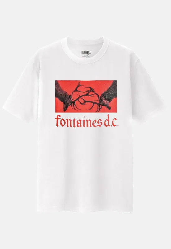 Clashing Stags T-Shirt made by Damaged Society