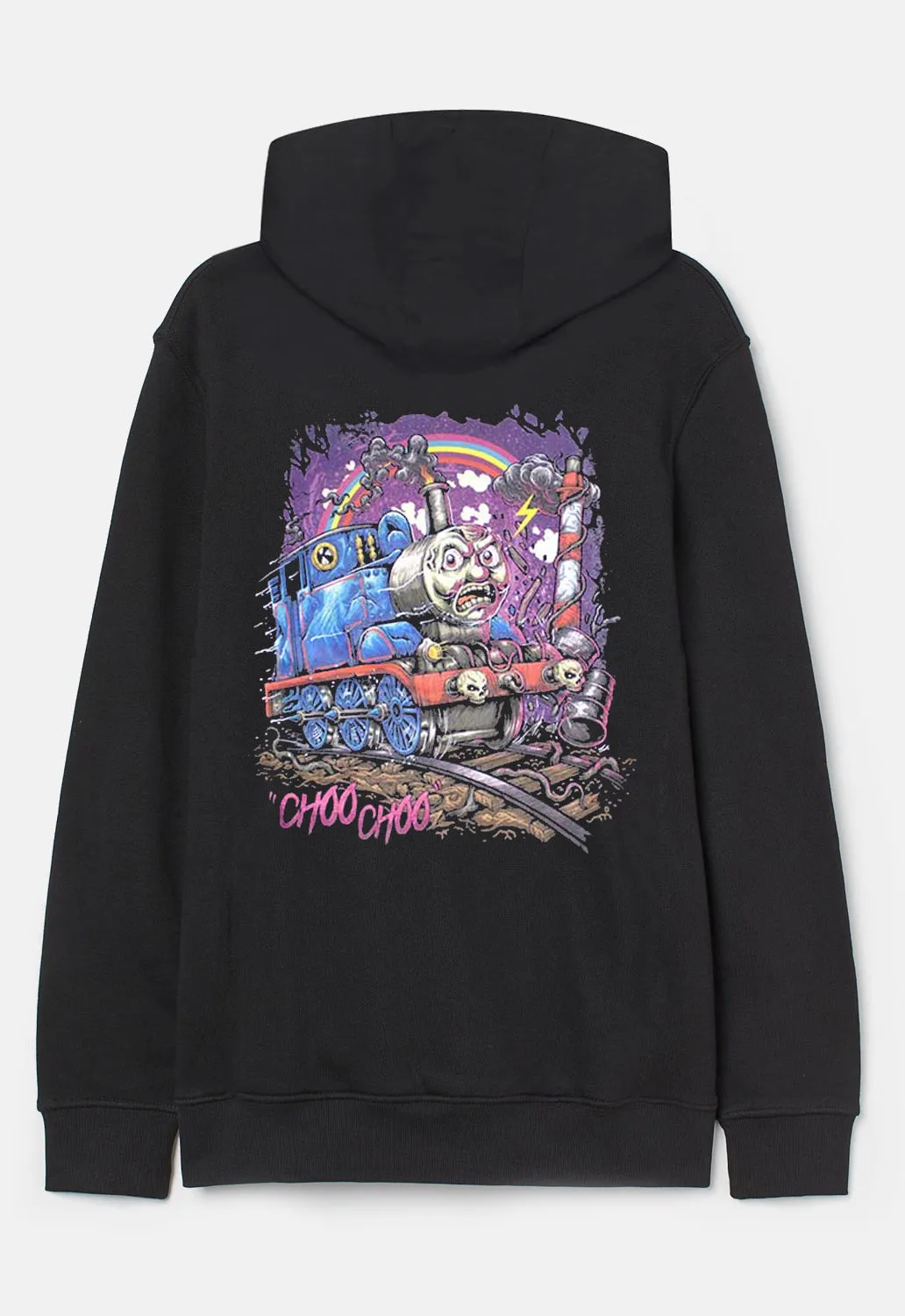 Choo Choo Hoodie sold by Damaged Society product image thumbnail 2
