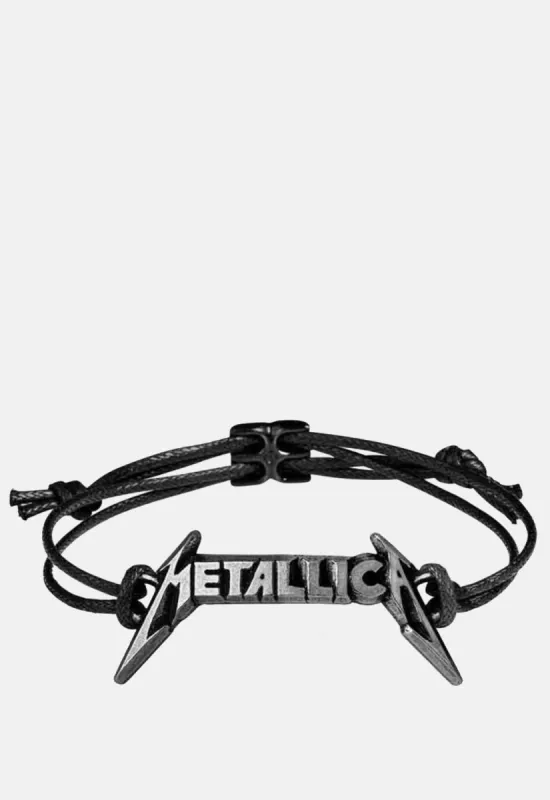 Metallica Classic Logo Bracelet sold by Damaged Society