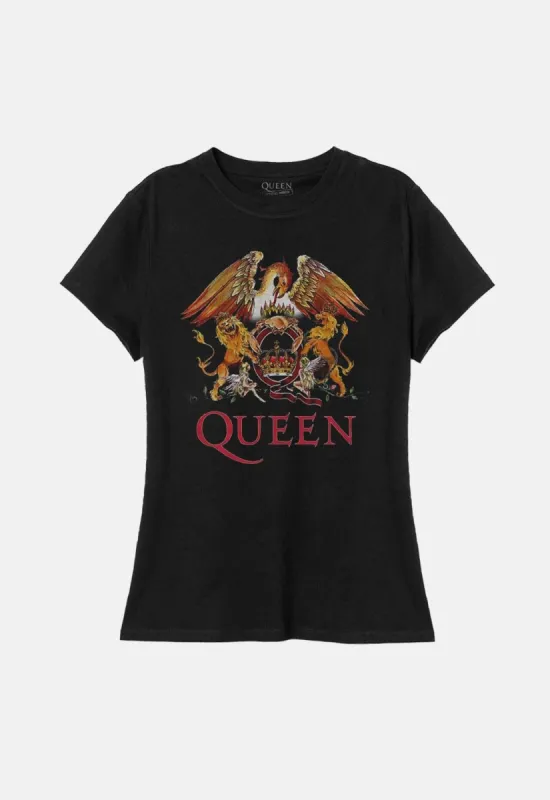 Classic Crest Womens T-shirt sold by Damaged Society