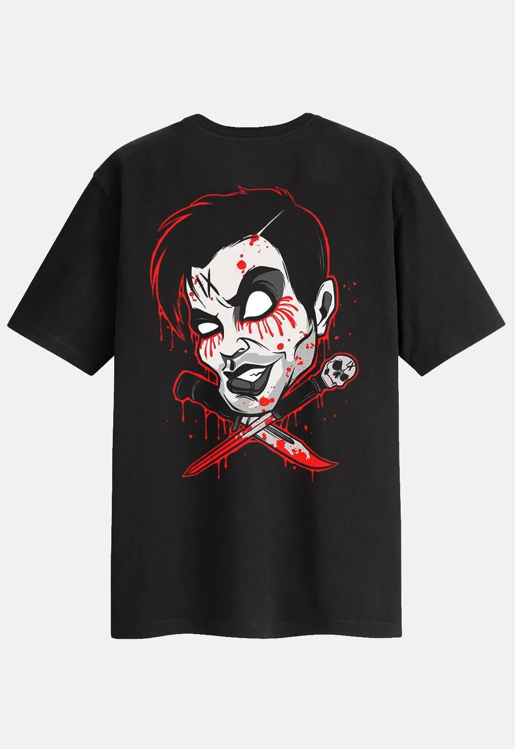 Cross Swords T-Shirt sold by Damaged Society product image thumbnail 2