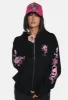 Love Wrapped Relaxed Zip Thru Hoodie sold by Damaged Society