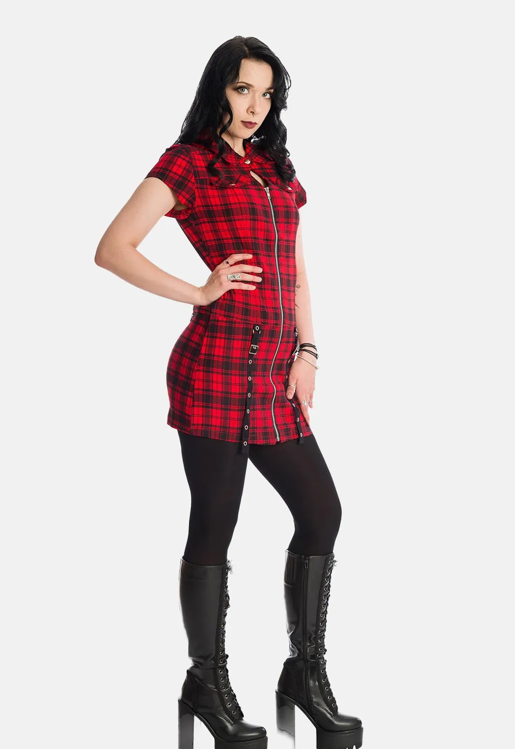 Tartan Night Dress sold by Damaged Society product image thumbnail 3
