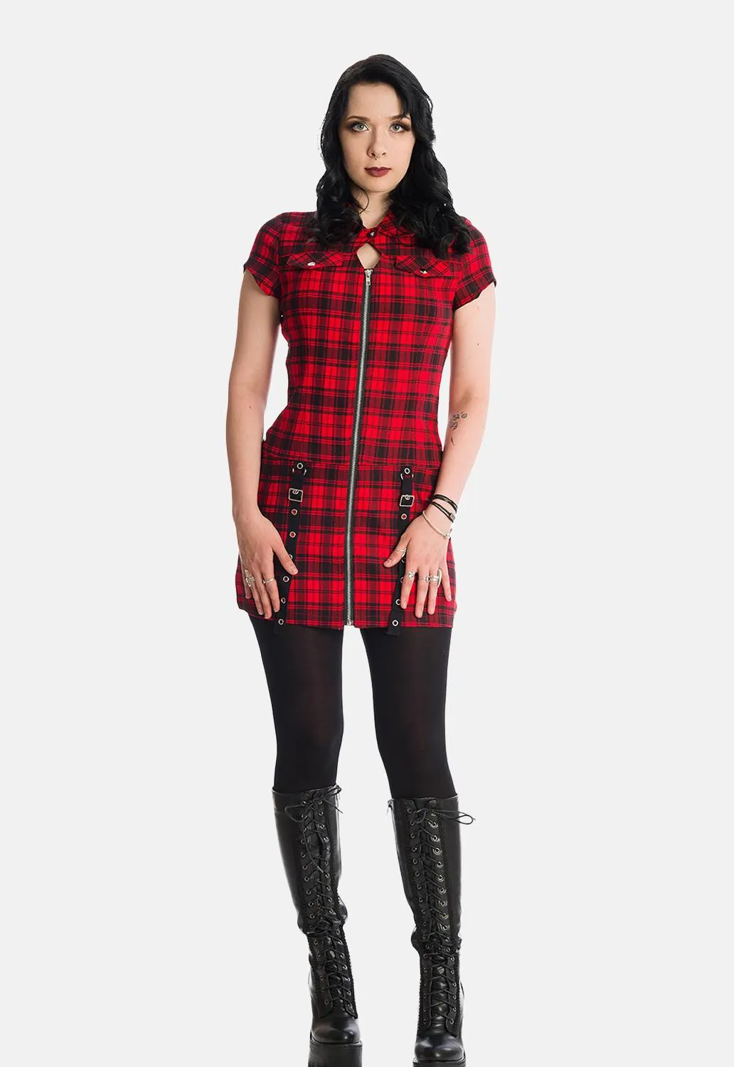 Tartan Night Dress sold by Damaged Society product image thumbnail 2