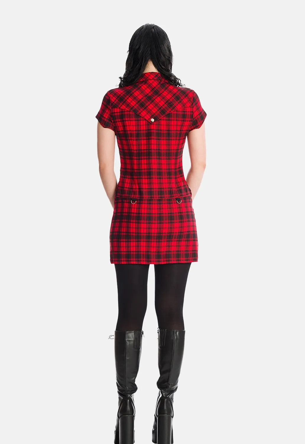 Tartan Night Dress sold by Damaged Society product image thumbnail 4