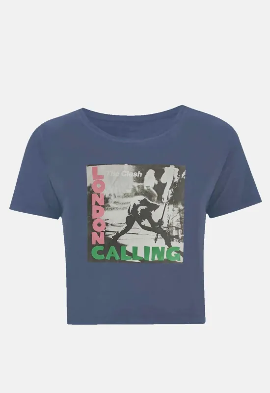 London Calling Crop Top sold by Damaged Society