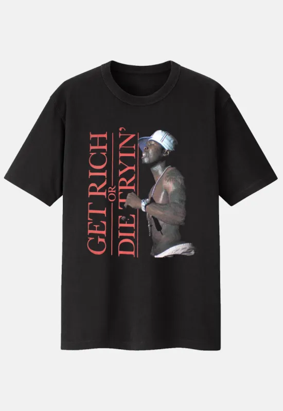 Get Rich T-Shirt sold by Damaged Society